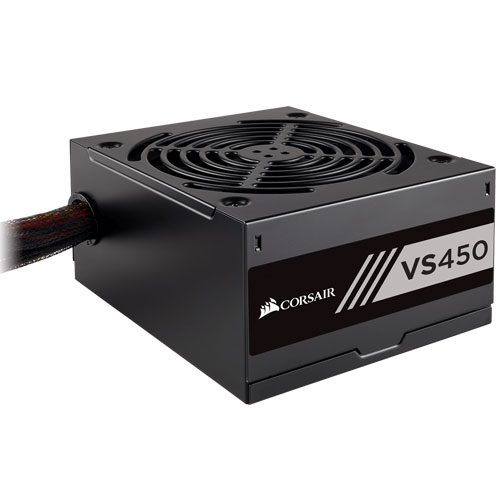 Corsair VS450 – 450 Watt 80 PLUS White Certified Power Supply Corsair VS450 - 450 Watt 80 PLUS White Certified Power Supply