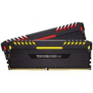 CORSAIR VENGEANCE RGB 16GB (2 x 8GB) DDR4 DRAM 2666MHz C16 Memory Kit