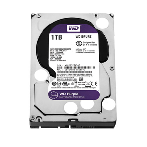 Western Digital Purple 1TB Surveillance Hard Drive Western Digital Purple 1TB Surveillance Hard Drive