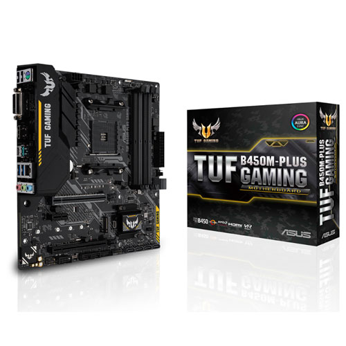 ASUS TUF B450-PLUS GAMING AM4 AMD Motherboard ASUS TUF B450-PLUS GAMING AM4 AMD Motherboard