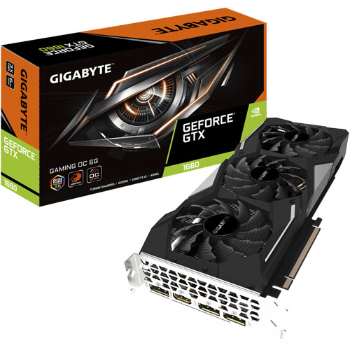 Gigabyte GeForce GTX 1660 Gaming OC 6G GRAPHICS CARD Gigabyte GeForce GTX 1660 Gaming OC 6G GRAPHICS CARD
