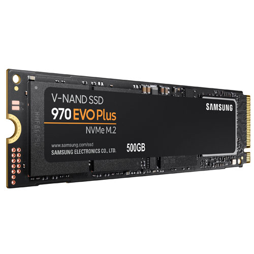 Samsung 970 EVO PLUS 500GB NVMe M.2 SSD Samsung 970 EVO PLUS 500GB NVMe M.2 SSD