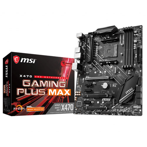 MSI X470 Gaming Plus Max AM4 AMD Motherboard MSI X470 Gaming Plus Max AM4 AMD Motherboard