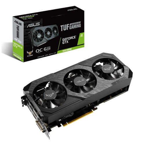 Asus TUF Gaming 3× GTX 1660 Super 6GB GDDR6 Graphic Cards Asus TUF Gaming 3× GTX 1660 Super 6GB GDDR6 Graphic Cards