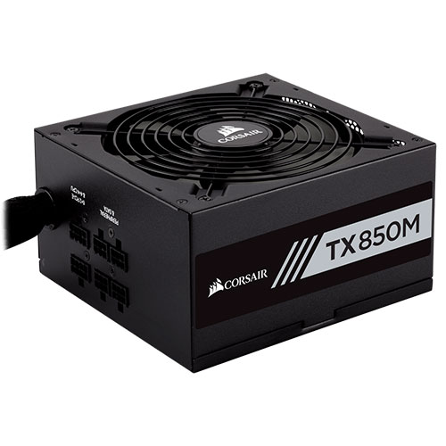 Corsair TX850M 80 Plus Gold Certified Power Supply Corsair TX850M 80 Plus Gold Certified Power Supply