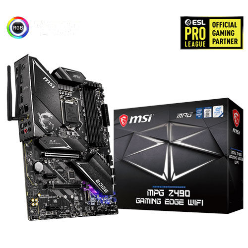 MSI MAG Z490 Gaming Edge Wi-Fi Motherboard MSI MAG Z490 Gaming Edge Wi-Fi Motherboard