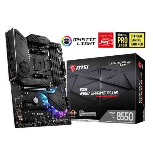 MSI MPG B550 Gaming Plus Motherboard MSI MPG B550 Gaming Plus Motherboard