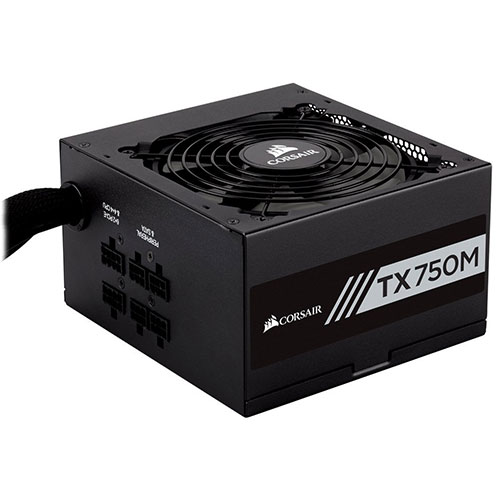 Corsair TX750M 80 Plus Gold Certified Power Supply Corsair TX750M 80 Plus Gold Certified Power Supply