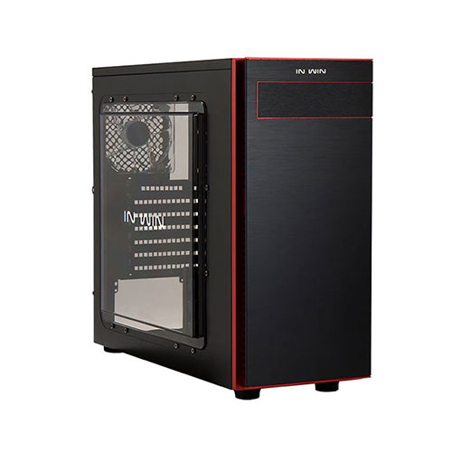 IN WIN 703 BLACK AND RED Mid Tower Case IN WIN 703 BLACK AND RED Mid Tower Case