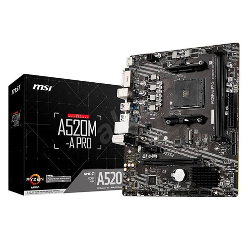 MSI A520M-A Pro Motherboard MSI A520M-A Pro Motherboard