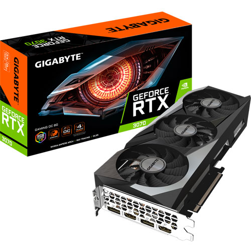Gigabyte GeForce RTX 3070 Gaming OC 8GB GDDR6 Graphics Card Gigabyte GeForce RTX 3070 Gaming OC 8GB GDDR6 Graphics Card