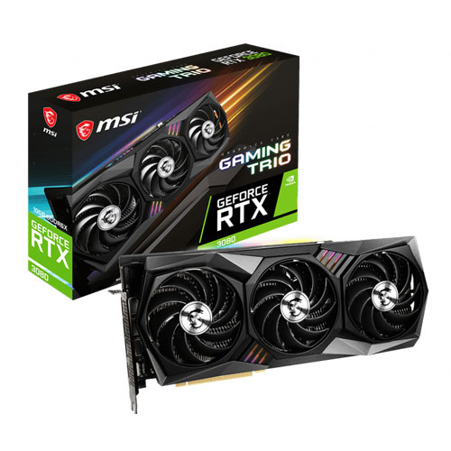 MSI GeForce RTX 3080 Gaming Trio 10GB GDDR6X Graphics Card – (NOT SOLD SEPARATELY) MSI GeForce RTX 3080 Gaming Trio 10GB GDDR6X Graphics Card - (NOT SOLD SEPARATELY)
