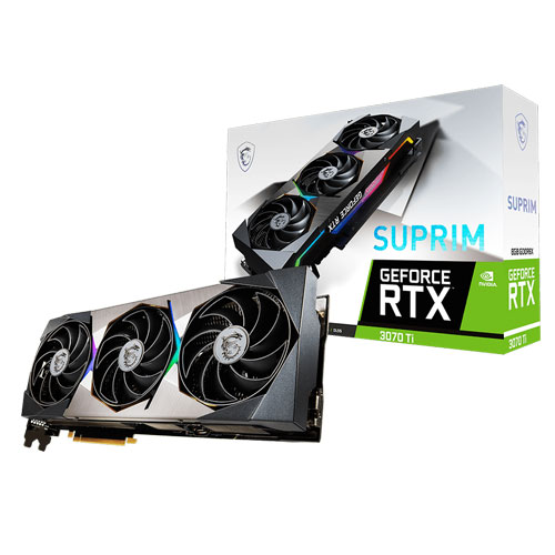 MSI GeForce RTX 3070 Ti SUPRIM 8GB GDDR6X Graphics Card MSI GeForce RTX 3070 Ti SUPRIM 8GB GDDR6X Graphics Card