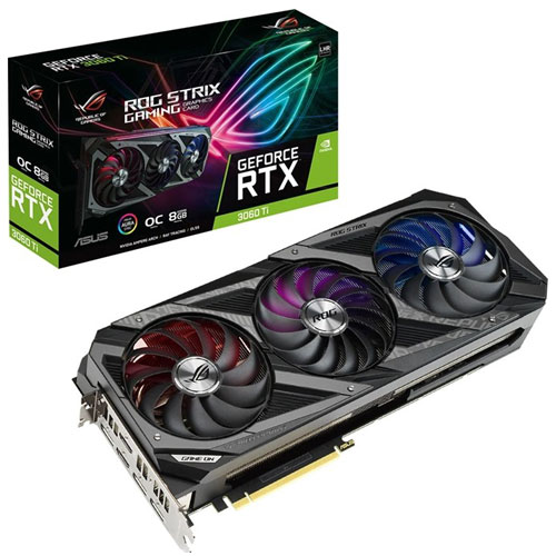 ROG Strix Geforce RTX 3060 Ti V2 OC Edition 8GB GDDR6 With LHR ROG Strix Geforce RTX 3060 Ti V2 OC Edition 8GB GDDR6 With LHR
