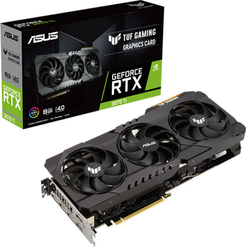TUF Gaming Geforce RTX 3070 Ti OC Edition 8GB GDDR6X TUF Gaming Geforce RTX 3070 Ti OC Edition 8GB GDDR6X