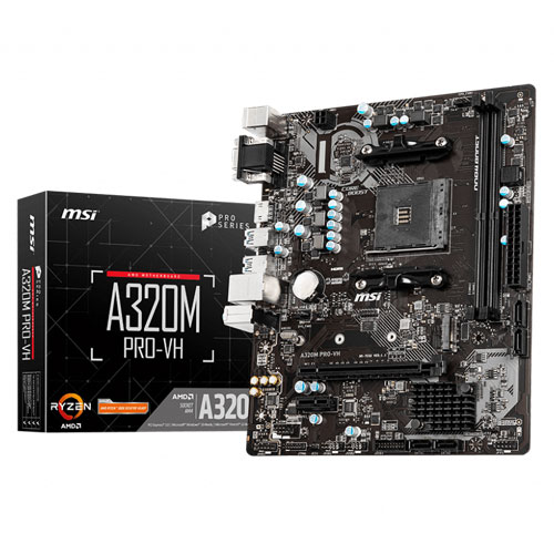 MSI A320M Pro-VH AMD Motherboard MSI A320M Pro-VH AMD Motherboard