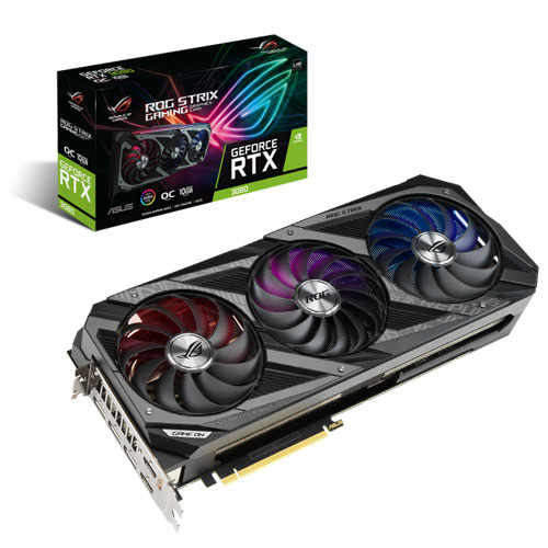 Asus ROG Strix GeForce RTX 3080 OC V2 Gaming 10GB GDDR6X Graphics Card Asus ROG Strix GeForce RTX 3080 OC V2 Gaming 10GB GDDR6X Graphics Card