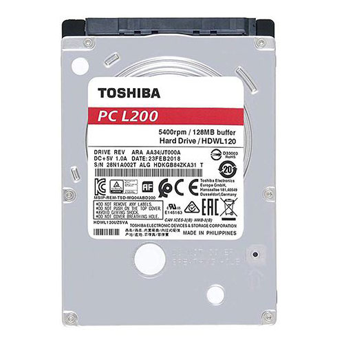 TOSHIBA PC L200 1TB SATA Laptop Hard Disk (5,400 rpm) TOSHIBA PC L200 1TB SATA Laptop Hard Disk (5,400 rpm)