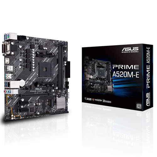 Asus Prime A520M-E Micro ATX Motherboard Asus Prime A520M-E Micro ATX Motherboard