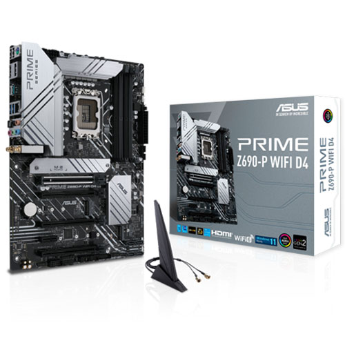 Asus Prime Z690-P (Wi-Fi) D4 Intel 12th Gen Motherboard Asus Prime Z690-P (Wi-Fi) D4 Intel 12th Gen Motherboard