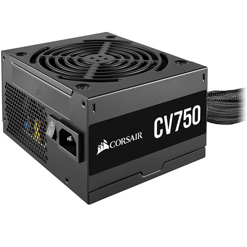 Corsair CV750 – 750 WATT 80 Plus Bronze Certified Power Supply Corsair CV750 - 750 WATT 80 Plus Bronze Certified Power Supply