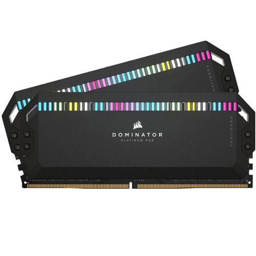 Corsair Dominator Platinum RGB 32GB (2X16GB) DDR5 5200MHz C40 Memory Kit – Black Corsair Dominator Platinum RGB 32GB (2X16GB) DDR5 5200MHz C40 Memory Kit – Black