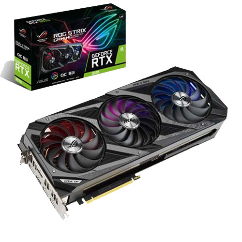 Asus Rog Strix Geforce RTX 3070 OC 8GB LHR Graphics Card Asus Rog Strix Geforce RTX 3070 OC 8GB LHR Graphics Card