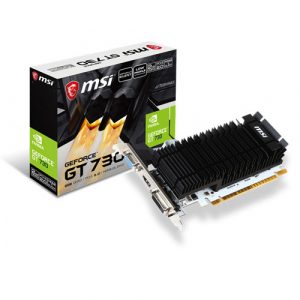 MSI GeForce GT 730 2GB GDDR3 OC Graphics Card
