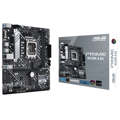 Asus Prime H610M-A D4 Motherboard Asus Prime H610M-A D4 Motherboard