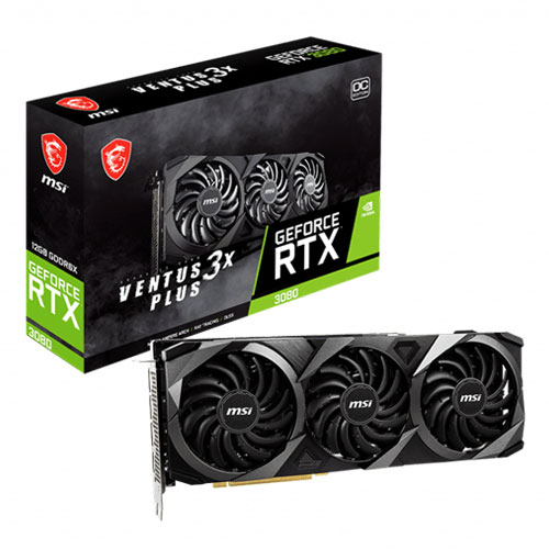 MSI GeForce RTX 3080 Ventus OC 3X Plus 12GB GDDR6X LHR Graphics Card MSI GeForce RTX 3080 Ventus OC 3X Plus 12GB GDDR6X LHR Graphics Card