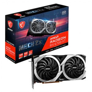 MSI Radeon RX 6700 XT Mech 2X OC 12GB GDDR6 Graphics Card
