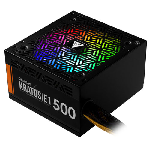 Gamdias Kartos E1 500W ARGB – 500 WATT 80 Plus Standard Power Supply Gamdias Kartos E1 500W ARGB – 500 WATT 80 Plus Standard Power Supply