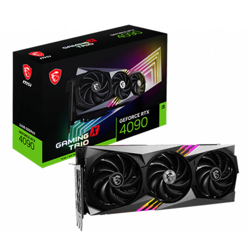 MSI GeForce RTX 4090 Gaming X Trio 24GB GDDR6X Graphics Card MSI GeForce RTX 4090 Gaming X Trio 24GB GDDR6X Graphics Card