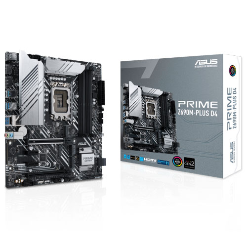 Asus Prime Z690M PLUS D4 Motherboard Asus Prime Z690M PLUS D4 Motherboard