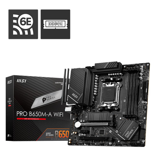 MSI Pro B650M-A (Wi-Fi) Motherboard MSI Pro B650M-A (Wi-Fi) Motherboard