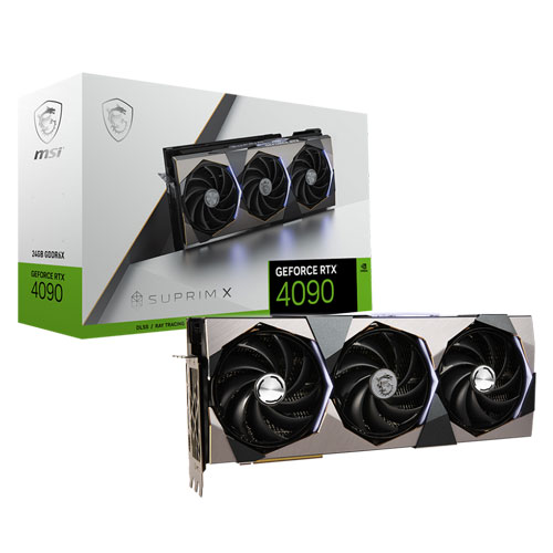 MSI GeForce RTX 4090 SUPRIM X 24GB GDDR6X Graphics Card MSI GeForce RTX 4090 SUPRIM X 24GB GDDR6X Graphics Card