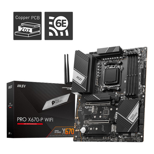 MSI PRO X670 P DDR5 WIFI Motherboard MSI PRO X670 P DDR5 WIFI Motherboard