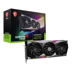 MSI GeForce RTX 4070 TI Gaming X Trio 12GB GDDR6X Graphics Card