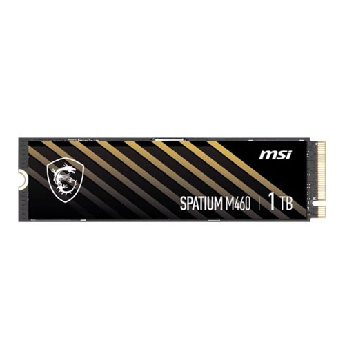 MSI Spatium M460 1TB PCIE 4.0 NVME M.2+Heatsink Solid State Drive MSI Spatium M460 1TB PCIE 4.0 NVME M.2+Heatsink Solid State Drive