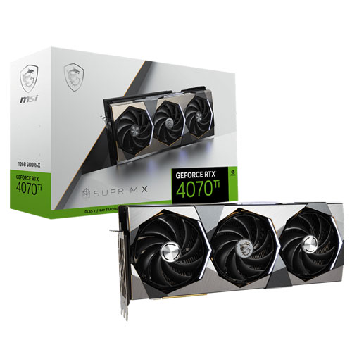 MSI GeForce RTX 4070 TI suprim x 12GB GDDR6X Graphics Card
