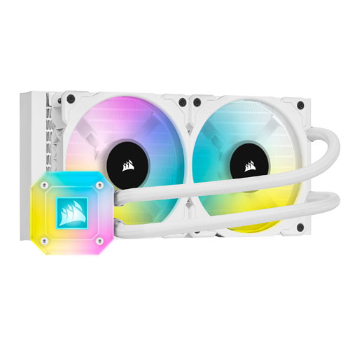 Corsair ICUE H100i Elite CAPELLIX XT 240mm Liquid Cooler - White