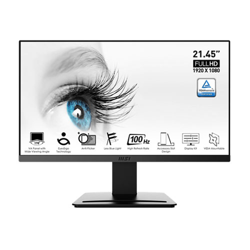 MSI Pro MP223 21.45” Inch 100Hz 1ms FHD Ultra Slim Frameless Monitor MSI Pro MP223 21.45” Inch 100Hz 1ms FHD Ultra Slim Frameless Monitor