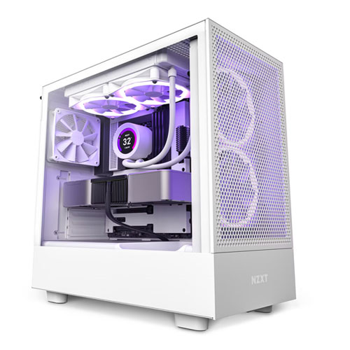 NZXT H5 (2023) Flow Edition ATX Mid Tower White Case