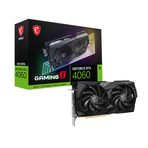 MSI Geforce RTX 4060 Gaming X 8GB GDDR6X Graphics Card