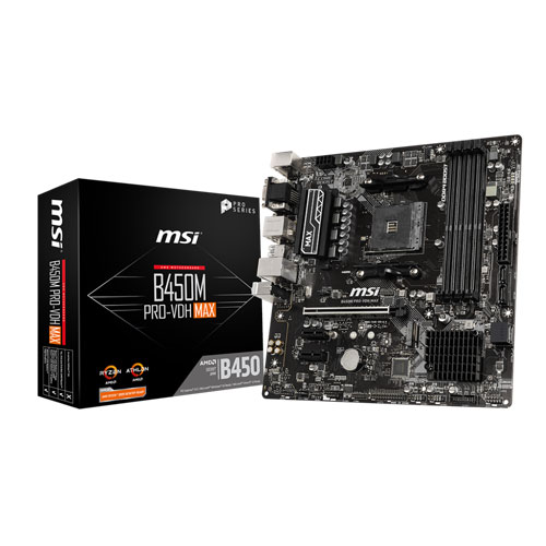 MSI B450M Pro-VDH MAX Motherboard