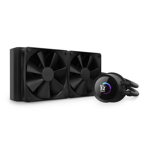NZXT Kraken 280 (280mm) CPU Liquid Cooler With LCD Display Black NZXT Kraken 280 (280mm) CPU Liquid Cooler With LCD Display Black