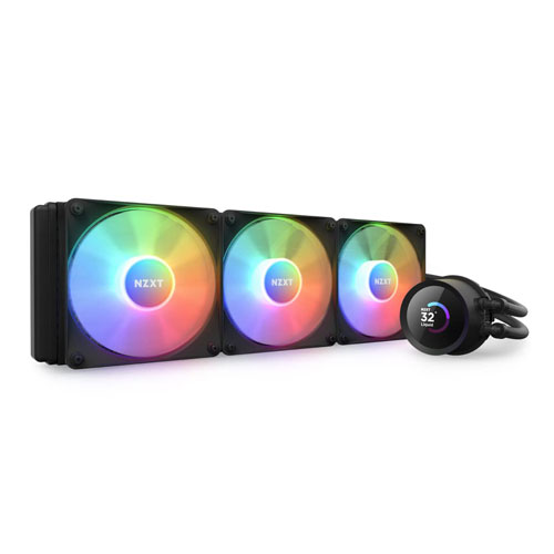 NZXT Kraken 360 (360mm) RGB CPU Liquid Cooler With LCD Display Black NZXT Kraken 360 (360mm) RGB CPU Liquid Cooler With LCD Display Black