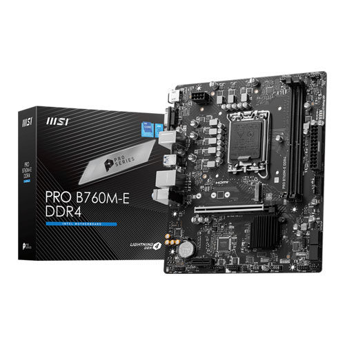 MSI Pro B760M-E DDR4 Motherboard