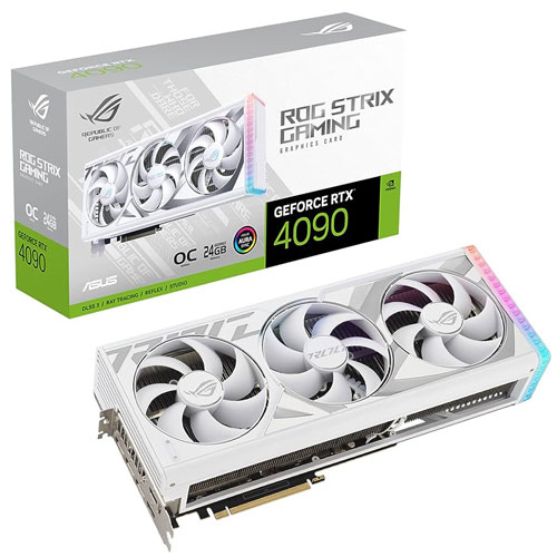 Asus ROG Strix GeForce RTX 4090 24GB GDDR6X OC White Graphics Card