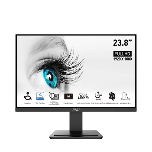 MSI Pro MP2412 23.8″ Inch 100Hz 1ms FHD Ultra Slim Frameless Monitor (3 YEARS WARRANTY) MSI Pro MP2412 23.8" Inch 100Hz 1ms FHD Ultra Slim Frameless Monitor (3 YEARS WARRANTY)